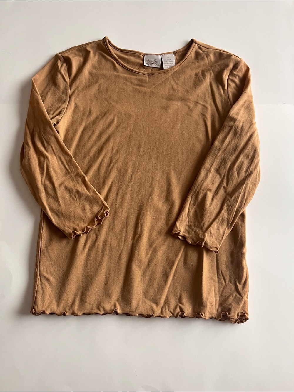 Classic Women's Long-Sleeve Tank Top in Tan